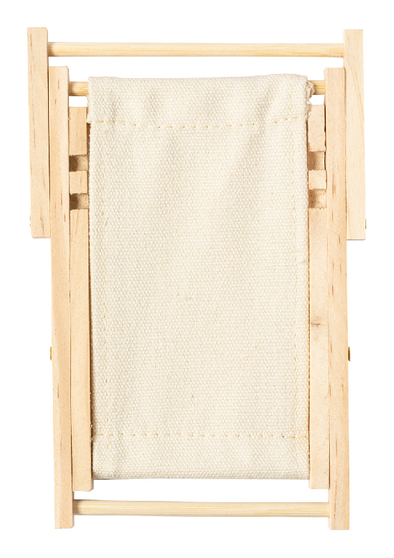 Support mobile pliable de bureau - chaise longue en bois et coton - couleur naturelle - 31g_2