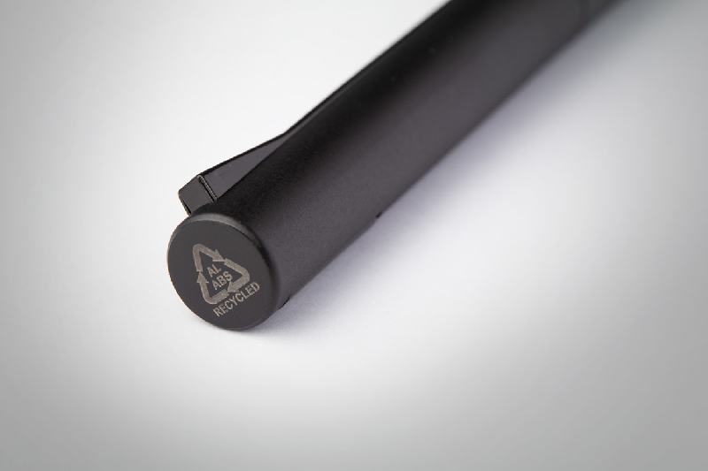 Stylo à bille en aluminium recyclé - couleur métallisée mate - encre bleue_2