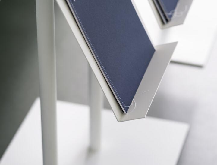 Présentoir porte brochure six pack - ref : sixpack_2