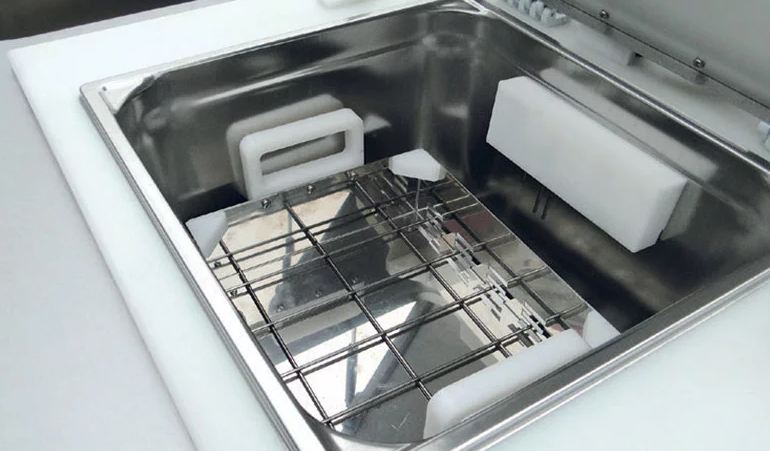 Laveur-désinfecteur automatique à ultrasons industriel - modèle encastrable SNC Digital 17-EDK7 - vrac/cassettes - Gamasonic_2