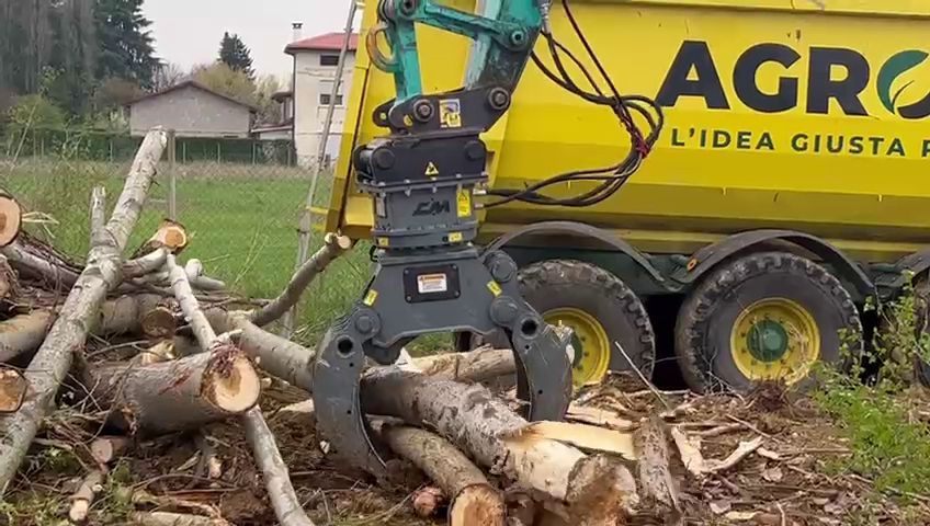 Pince de tri et de démolition renforcée pour pelle 1.5 à 35 tonnes rotation hydraulique_2