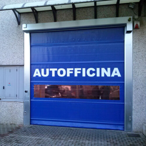 Porte industrielle à enroulement rapide - système d'automatisation essentiel - design minimal - RolliGO_2