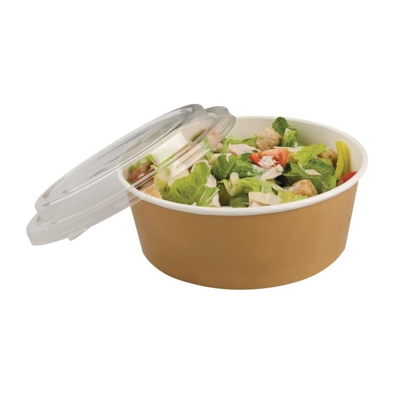 Pots alimentaires kraft recyclables avec couvercles - 1300ml - Lot de 150 | Colpac_2