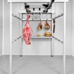 Rail boucherie - Tonon - boulonnerie en acier inoxydable - charge jusqu'à 350 kg/m - aluminium anodisé_2