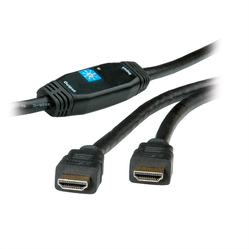 ROLINE Câble HDMI High Speed, M - M, avec Repeater, 30 m_2