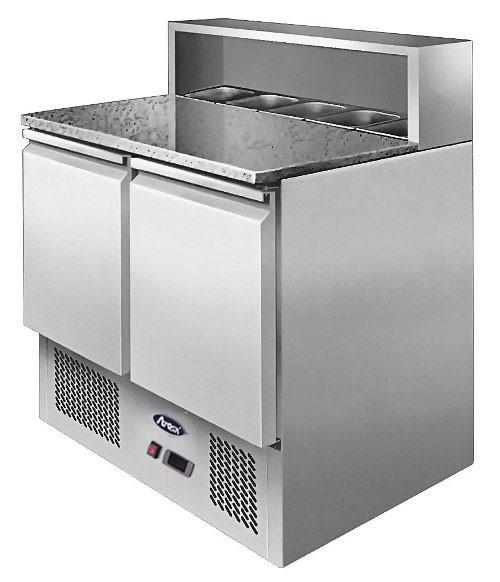 Table à pizza 2 portes GN1/1 Pour bac 1/3 Atosa_2