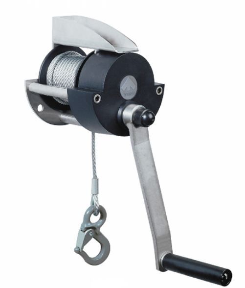 Treuil manuel en acier inoxydable pour charge 125 kg