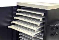 Chariot NoteCart Unifit - 16 ordinateurs portables jusqu'à 17 pouces - Conception métallique durable_2