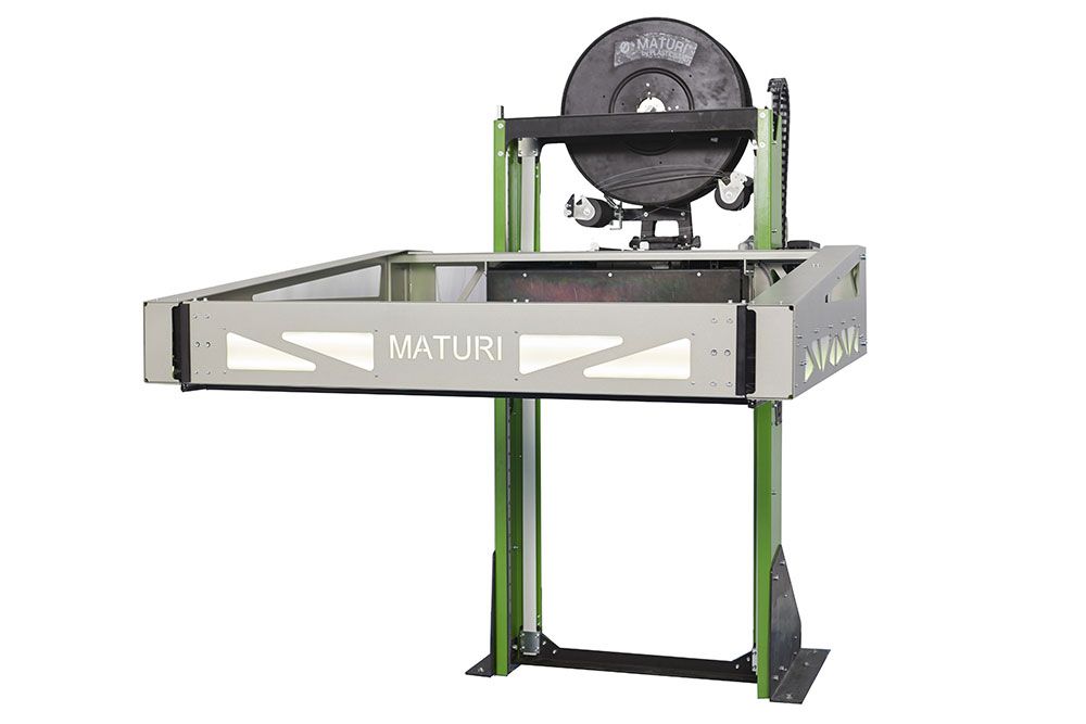 E-maturi 1400 - machines pour cerclages de palettes - plasticband - dimension minimale de 30 x 30 cm_2