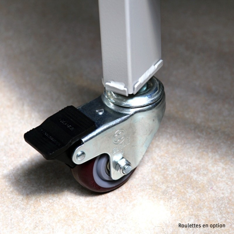 Établi pliable d'atelier Uniworks - Largeur 2100 mm - Charge 300 kg - Hauteur réglable 800-1000 mm_2