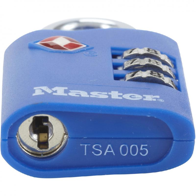 Lot de 2 cadenas à combinaison MASTER LOCK - zinc 35 mm - TSA - combinaison programmable_2