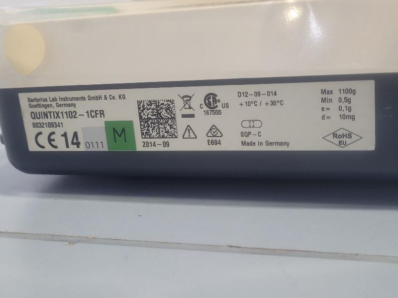Balance de précision SARTORIUS QUINTIX 1102 1CFR  1100g / 0,01g_2