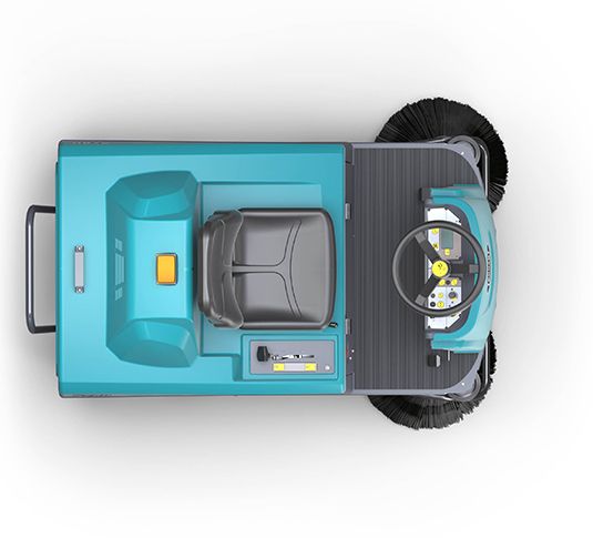 Balayeuse autoportée compacte alimentée par batterie - S780 Tennant - Fonctionnement silencieux et haute performance_2