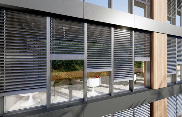 Brise soleil orientable traditionnel - Lame galbée 80 mm - Fabrication sur mesure et qualité professionnelle_2