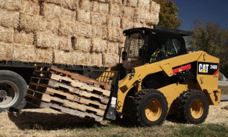 Chargeurs compacts rigides sur pneus caterpillar 246d_2