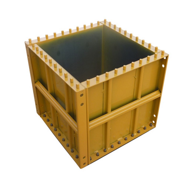 Panneau de coffrage métallique - création de piliers carrés et rectangulaires - modulable et réutilisable - 50/50 cm_2