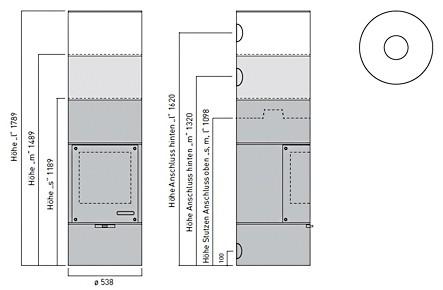 Milano 6kw - acier corten - milano l_2