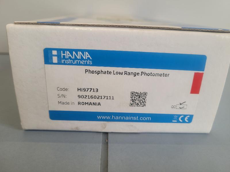 Photomètre phosphates HANNA HI97713, jusqu'à 2,50 mg/L_2