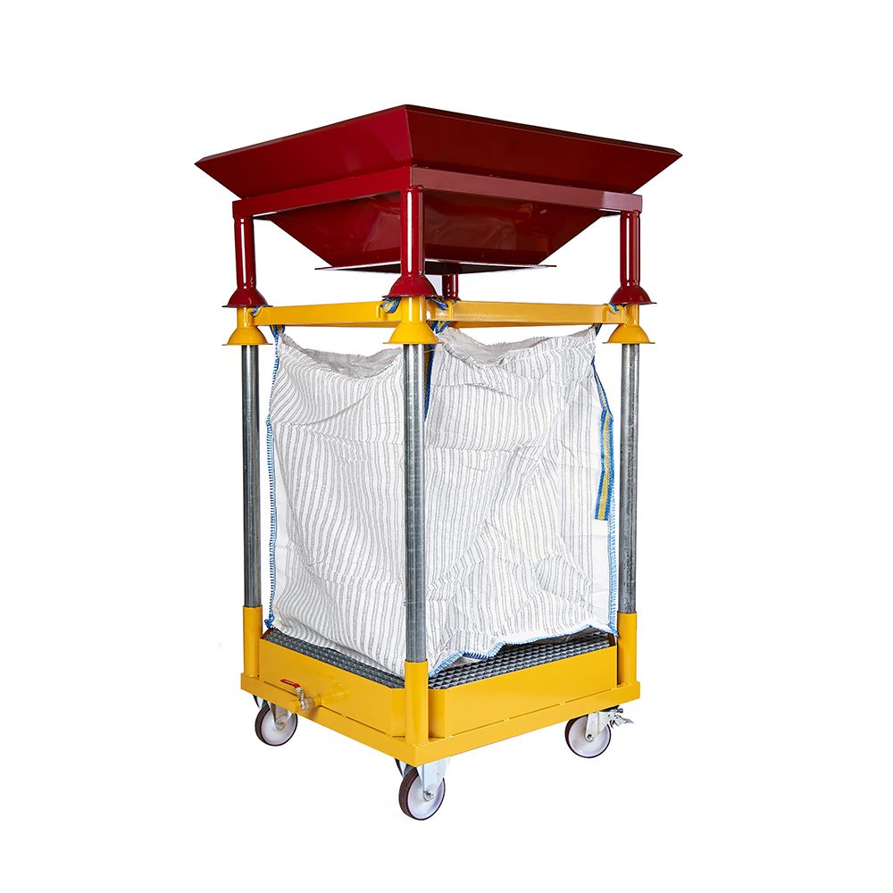 Support à fond tôlé sur roulettes pour big-bag_2