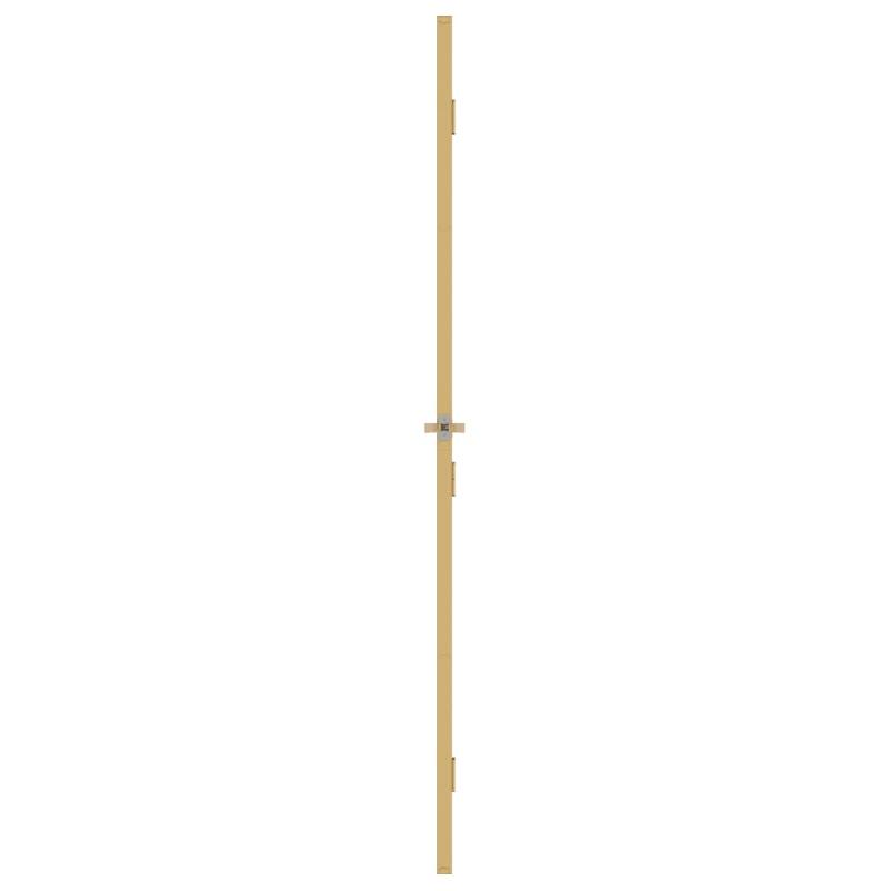 Vidaxl porte intérieure mince doré verre trempé aluminium 155135_2