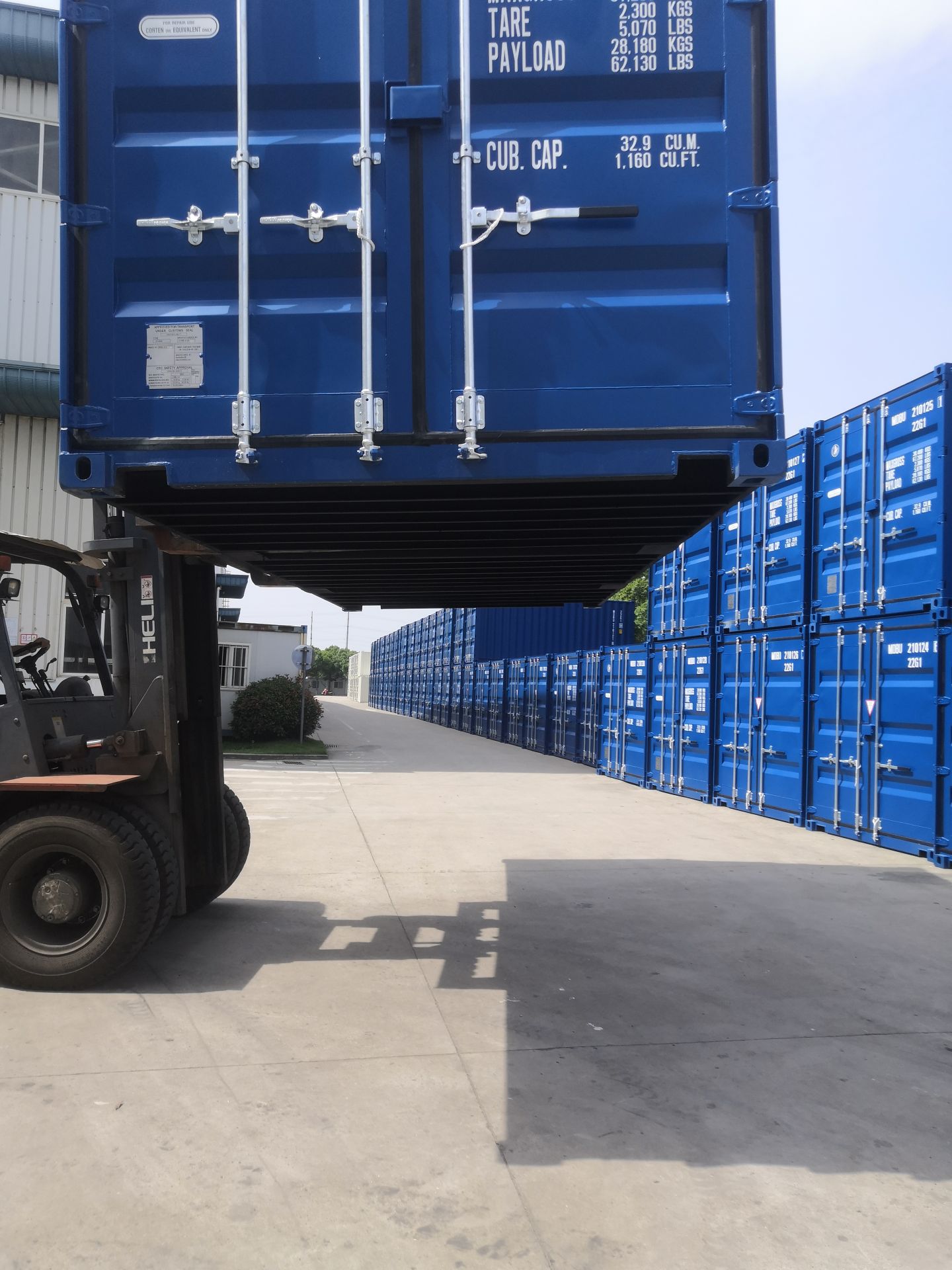 Container maritime 20 pieds Double Door - Premier Voyage - Acier Corten et contreplaqué marine_2