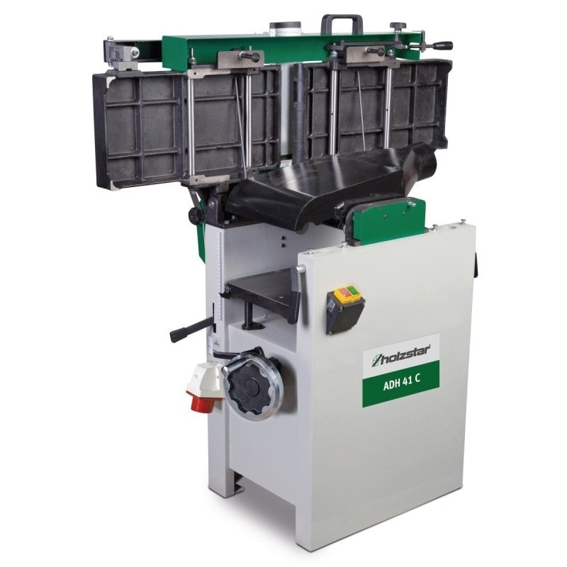 Dégauchisseuse-Raboteuse Holzstar ADH 41C - Fabrication compacte et ergonomique, avec table en fonte d'aluminium et 3 fers HSS_2