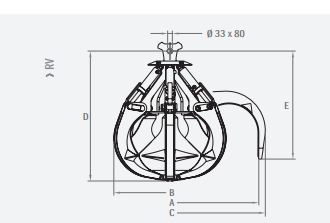 Grappins hydrauliques RV, RVN, RGN Rozzi - Manipulation de matériaux divers_2