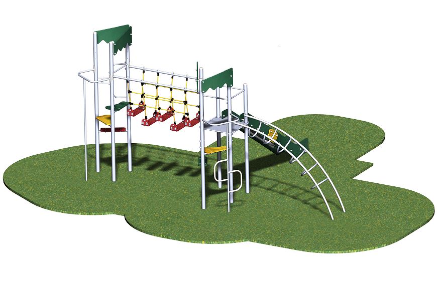 Structure de jeux 2 tours - Gamme Acrobatics - AC21501I - Âge minimum 3 ans_2