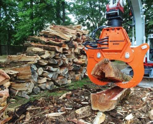 Croque souche conçu pour un séchage naturel du bois