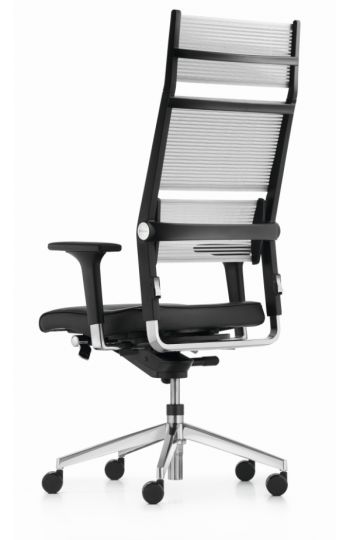 Fauteuil ergonomique de direction LORDO - Marque Dauphin - réglages personnalisés et tissu résille élastique_2