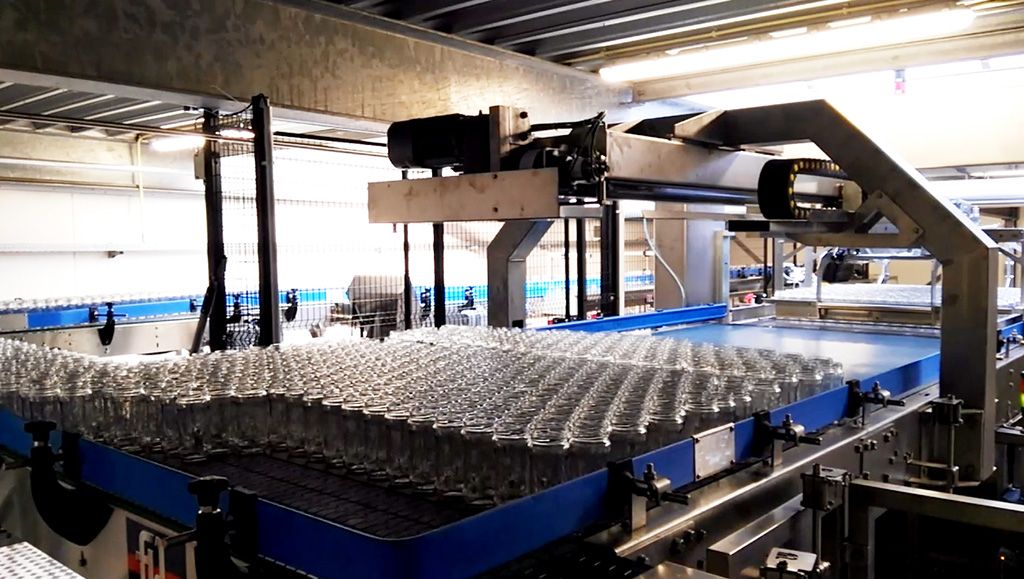 Fl-018-s-v pol - Dépalettiseur automatique par le haut - F.B.L. avec magasin de déchargement et écran tactile_2