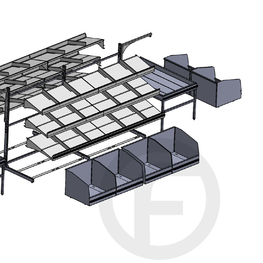 Présentoir de produits fruits et légumes - Mobilier sur mesure pour magasin ou boutique_2