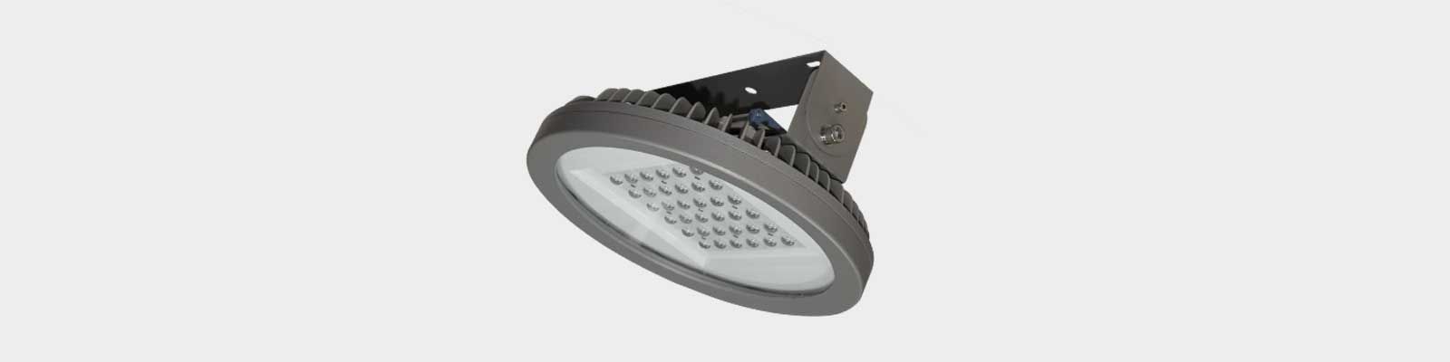Ufo - Éclairages des grands espaces - Novatilu - LED 60 à 100 W - Aluminium, verre trempé et luminaire orientable_2