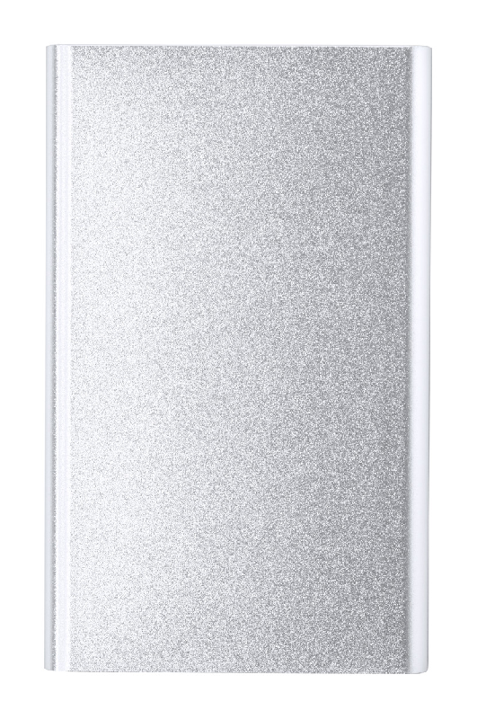 Power bank en aluminium - Batterie 2200 mAh - 1 port USB et micro USB - Couleur argenté_2