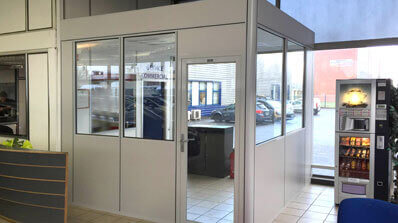 Cabine d'atelier personnalisable en kit - modèle Novokit