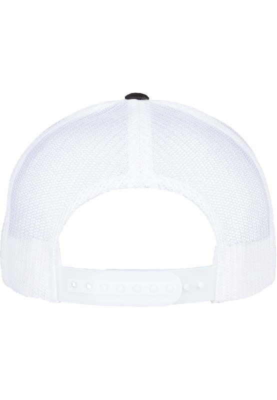 Casquette trucker rétro bicolore - Réf: FL6506T - FLEXFIT - 5 panneaux - Snapback_2