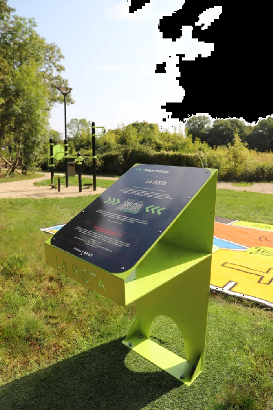 Tapis cardio avec zones définies et application Freetness - LA PISTA_3