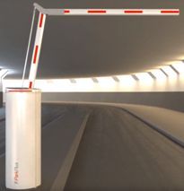 Barrière automatique Parkplus 10x avec ouverture rapide et personnalisable
