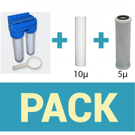Système de potabilisation d’eau avec stérilisateur UV et filtres