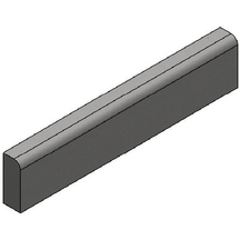 Bordure en béton P1 - Classe T - 1 m - Norme NF - Fabrication Française - Alkern_2