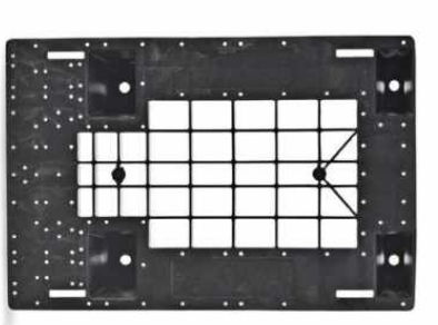 Palette en plastique légère - PLANETPAL MIX 40A60 MR4F - 400x600 mm - Ref PA-LE-0088_2