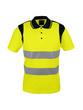 Polo jaune haute-visibilité - 100% polyester, 150 g/m², bandes rétro-réfléchissantes_2
