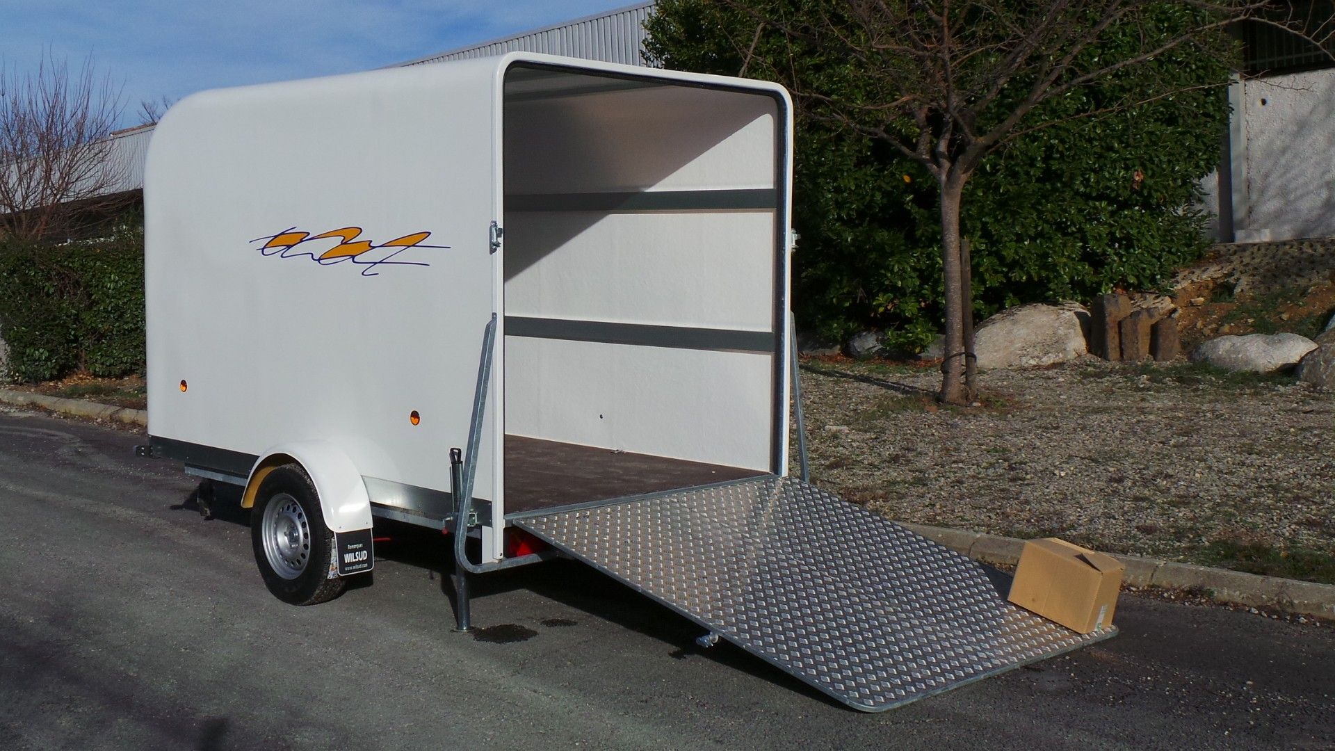 Bigbox simple essieu - remorques fourgons - wilsud - 3m50_2