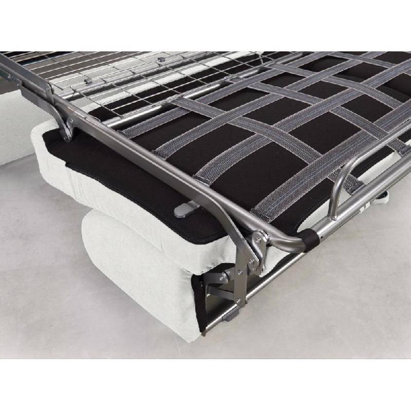 Canapé convertible Night Express 140 cm - Matelas 14 cm polyuréthane - Blanc - Fabrication italienne_2