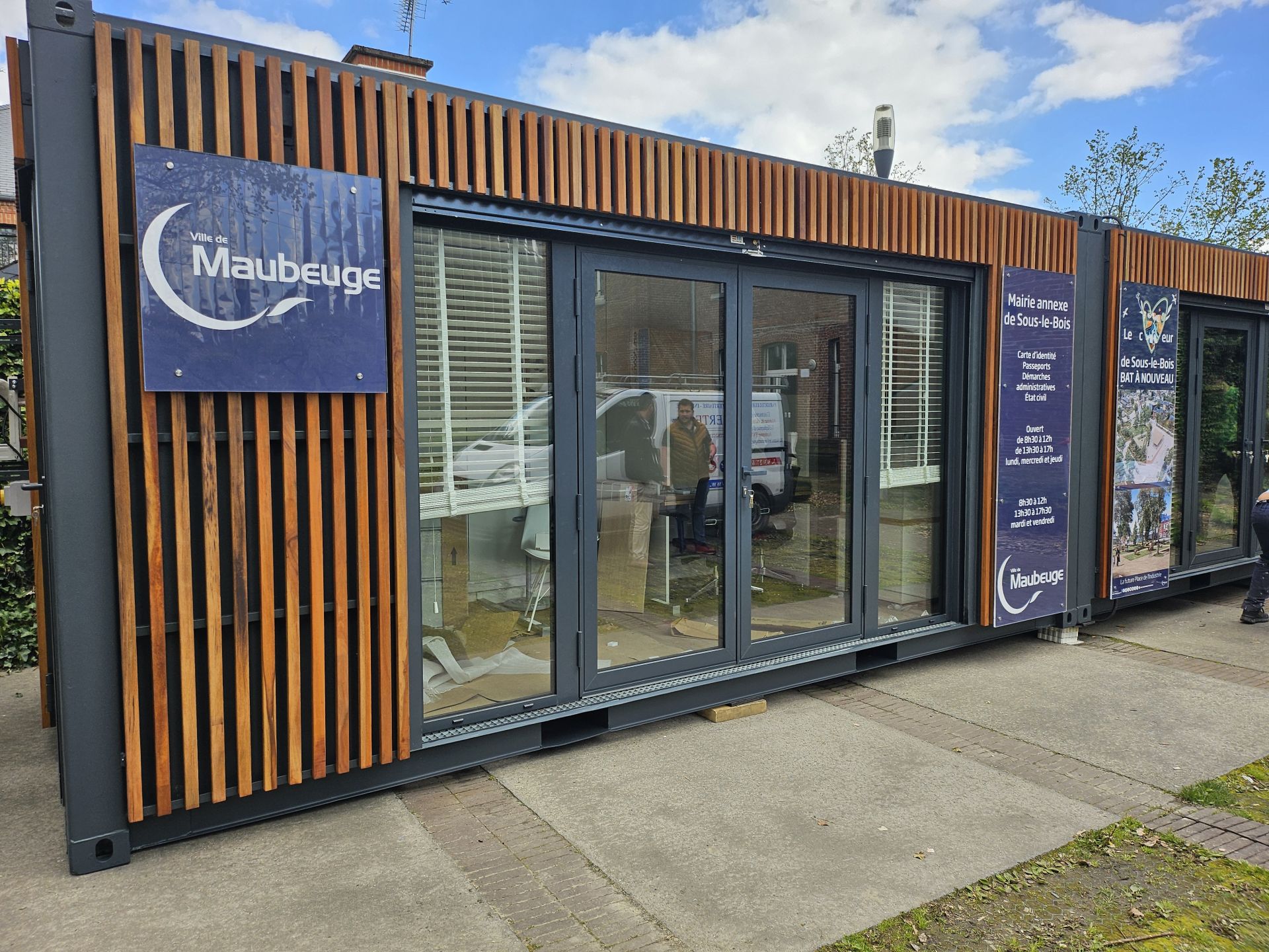 Container Municipalité - Modulable et polyvalent pour services publics - Dimensions 10, 20 ou 40 pieds_2