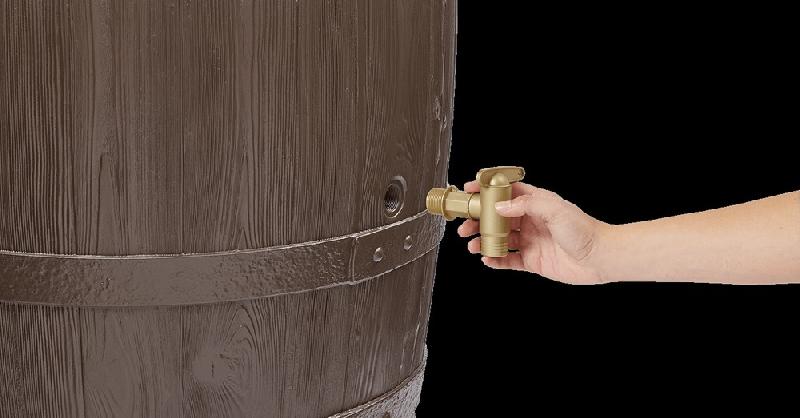 Cuve tonneau vino - brun - 400 litres - Cuves à eau robustes_2