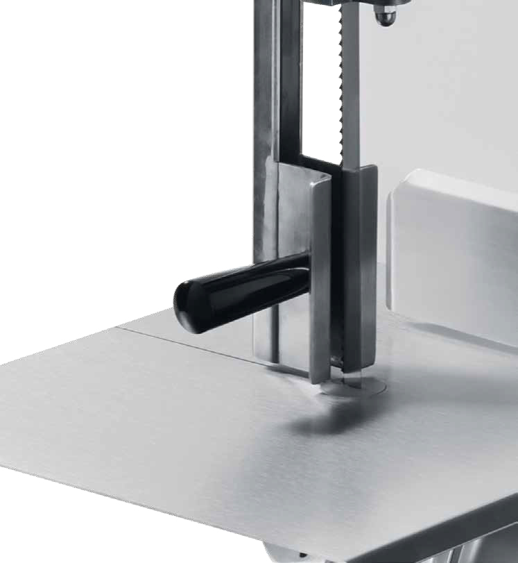 Scie à os - modèle SO SM 1830 - norme CE, plateau inoxydable, tendeur automatique_2