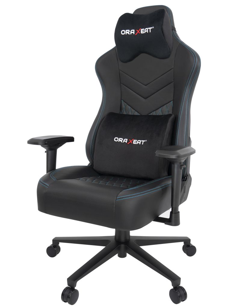 Fauteuil de bureau ORAXEAT MX850 - Bleu - Mousse haute densité - Réf : ORX_MX850_BKBLU_2