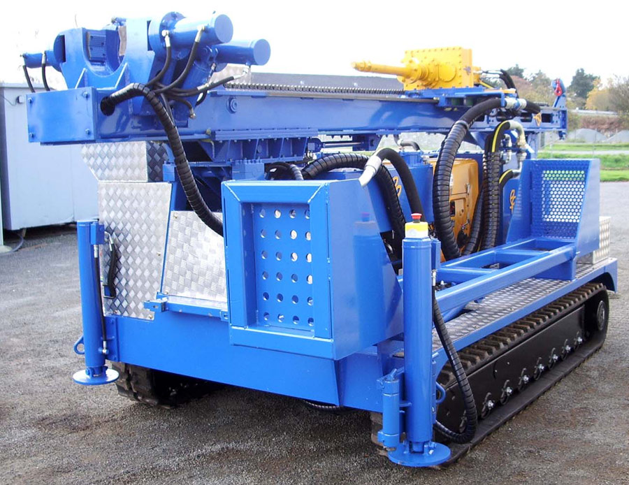 Sondeuse autonome hydraulique sur chenilles caoutchouc - Perkins diesel - 112 cv_2