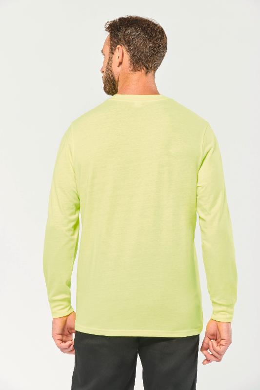 T-shirt écoresponsable manches longues unisexe - Réf: WK303 - coton biologique et polyester recyclé - WK. Designed To Work_2